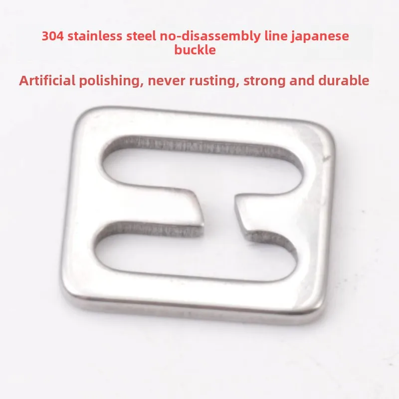 304-ステンレス鋼の取り外し可能なサンバックル釣りキャップ野球ヘルメットバックルあごロック