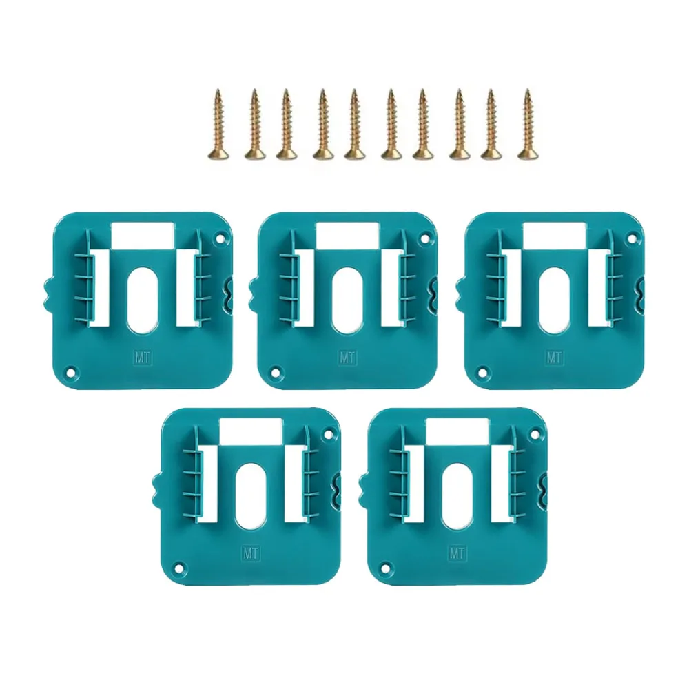 جديد 5/10 قطعة تخزين البطارية الرف آلة حامل لماكيتا 14.4 فولت 18 فولت بطارية ليثيوم أيون أدوات تخزين الرف جدار جبل قوس تحديد