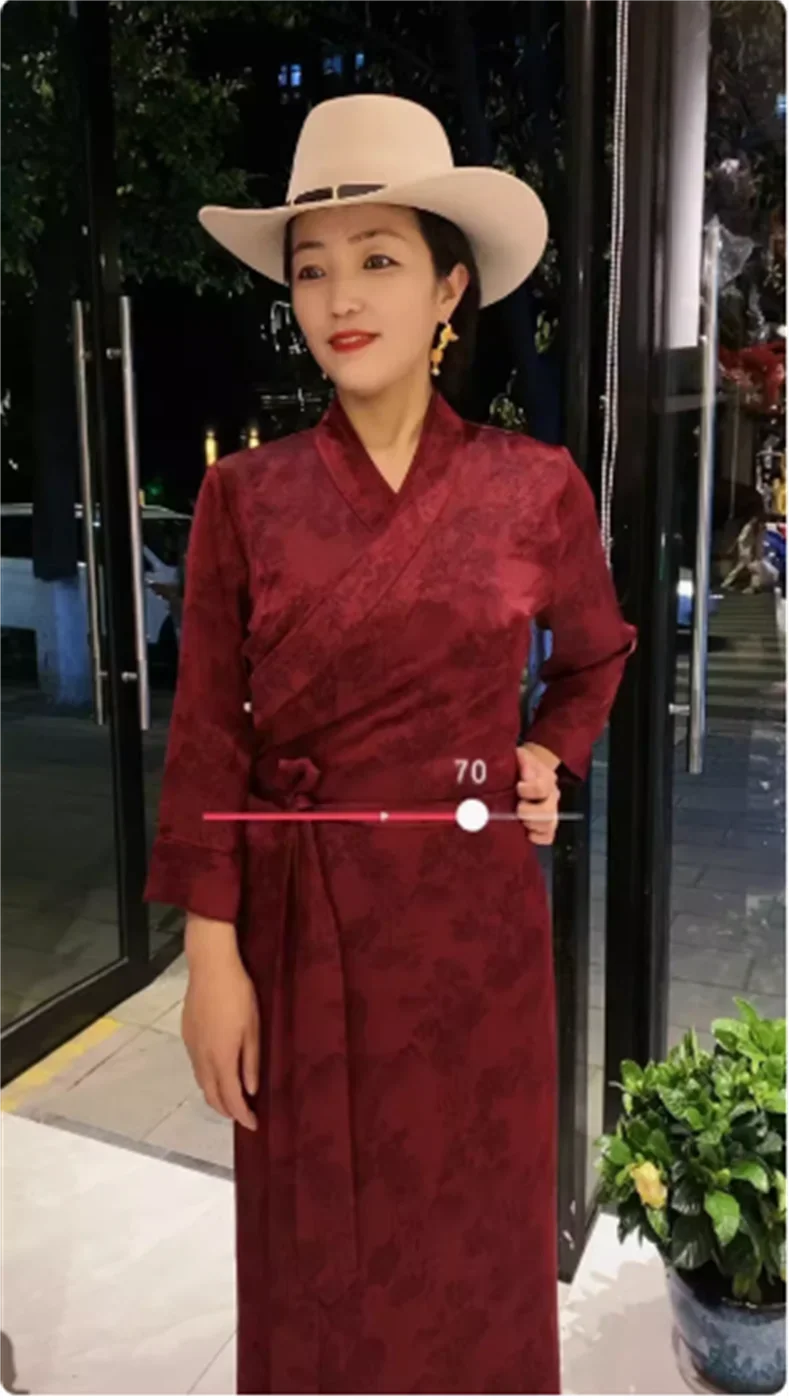 Lhasa clothing, new Chinese style Tibetan clothing, temperament Tibetan clothing