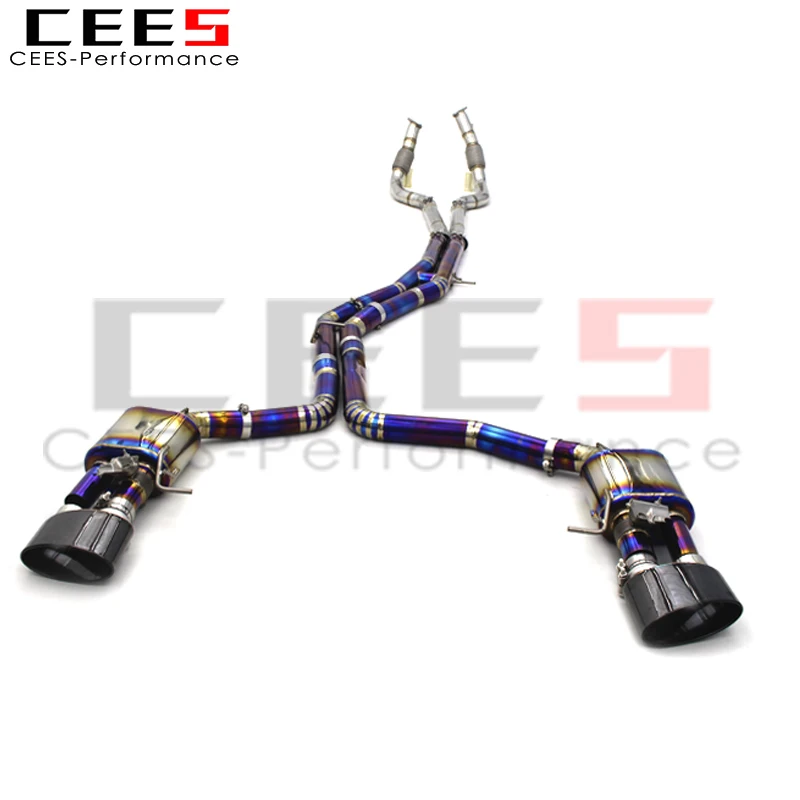 

CEES Catback Exhaust For AUDI RS6 4.0T 2013-2018 High Performance Titanium Straight Exhaust Pipe Muffler Exhaust Downpipe