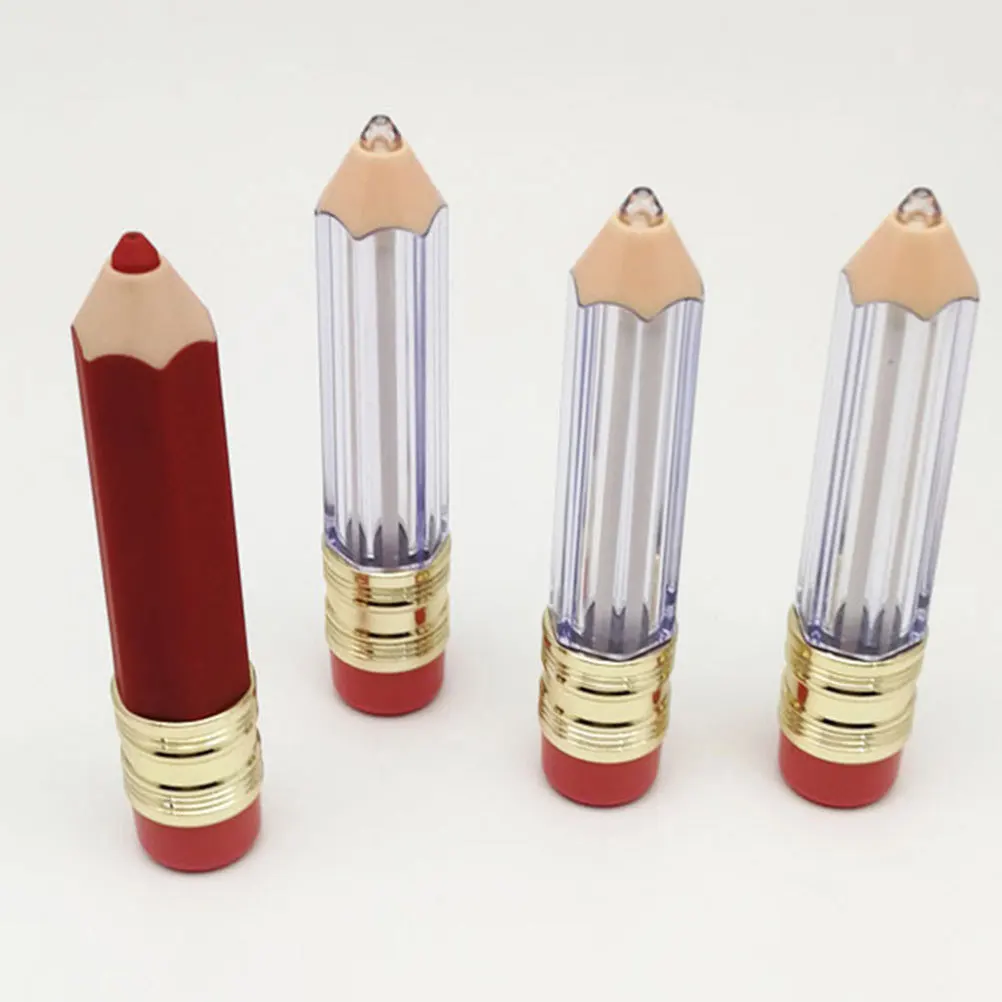 

20Pcs Refillable Lip Gloss Containers Pencil Style Empty Lip Glazes Tube Portable Mini Vials for DIY Gloss Making Travel