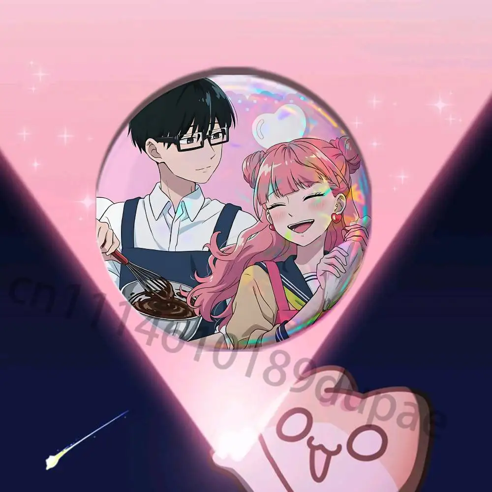Y-You and I Are Polar Opposites Badges 25 32 44 58 75 mm Round Customizable Wholesale Fan goods Self-made fan freebies