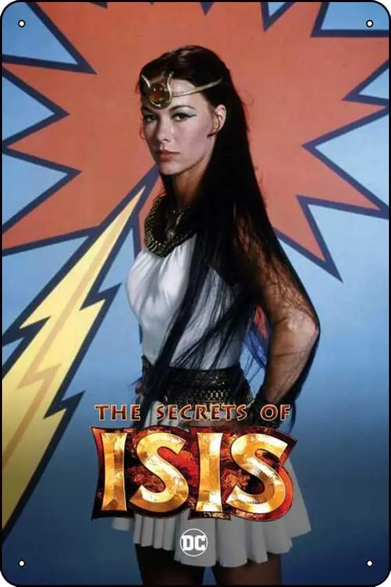 The Secrets of Isis (1975) Show Plaque Poster Metal Tin Sign  x  Vintage Retro Wall Decor