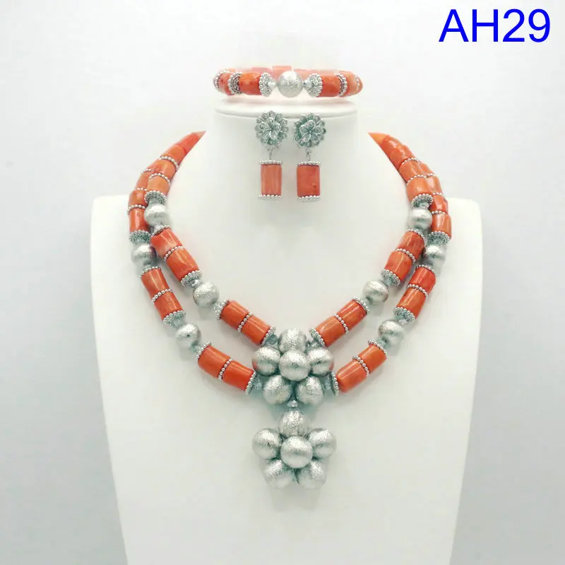 african fashion beads jewlery set bridal gold plated jewelry set Nigeria beads set
