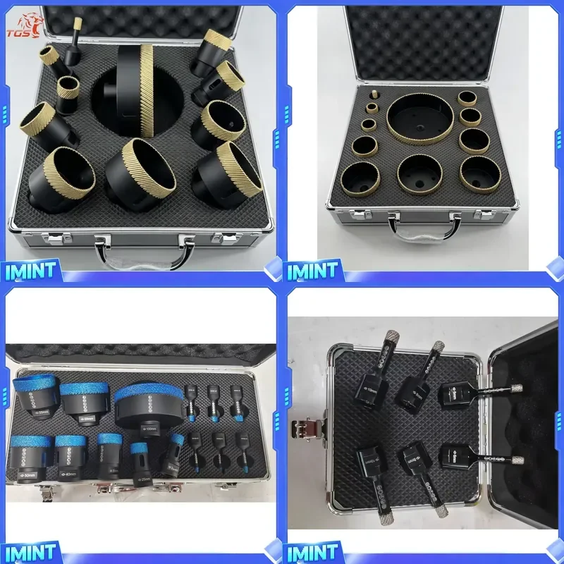 TGS 11pcs/set Core Vacuum Brazed Arix Diamond Drill Bit M14 6mm Hex Shank/Chuck Masonry Drilling Ceramics Marble Various