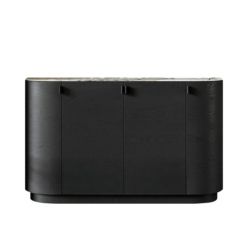 

Italian Light Luxury Simple Entrance Partition Cabinet French Wabi Sabi Modern Simple Marble Entrance Cabinet