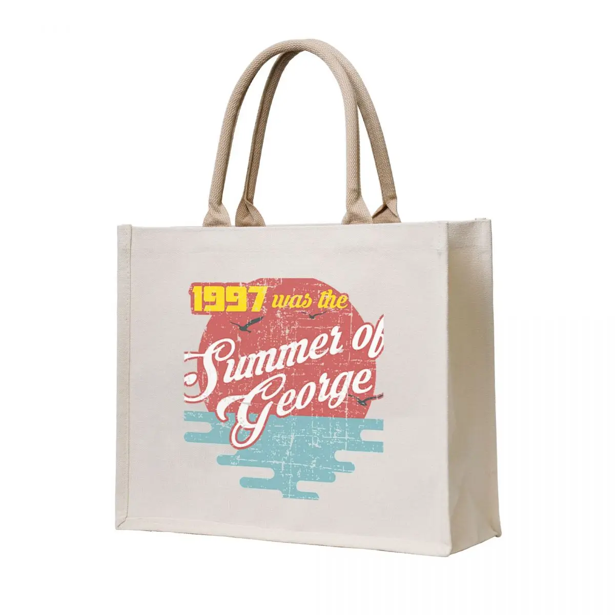 

The Summer of George distressed Tote Bag tote bag Lady bags tote bags cloth bags reusable shopping bag