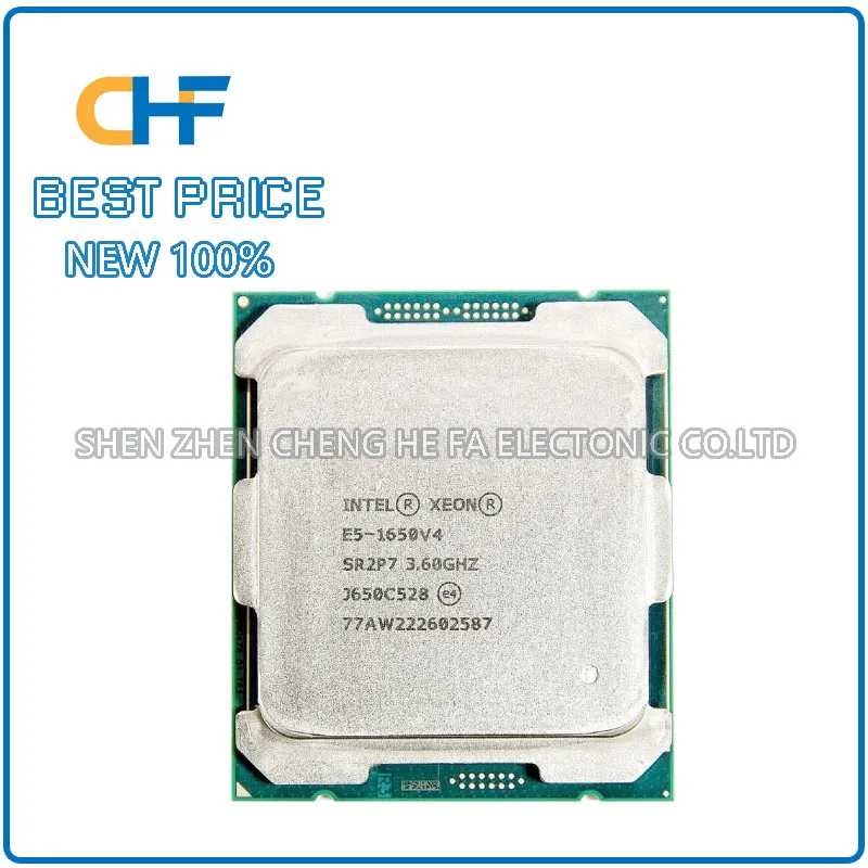 E5 1650v4 6 Core 12 Thread 3.60GHz 140W LGA2011 CPU processor E5-1650v4