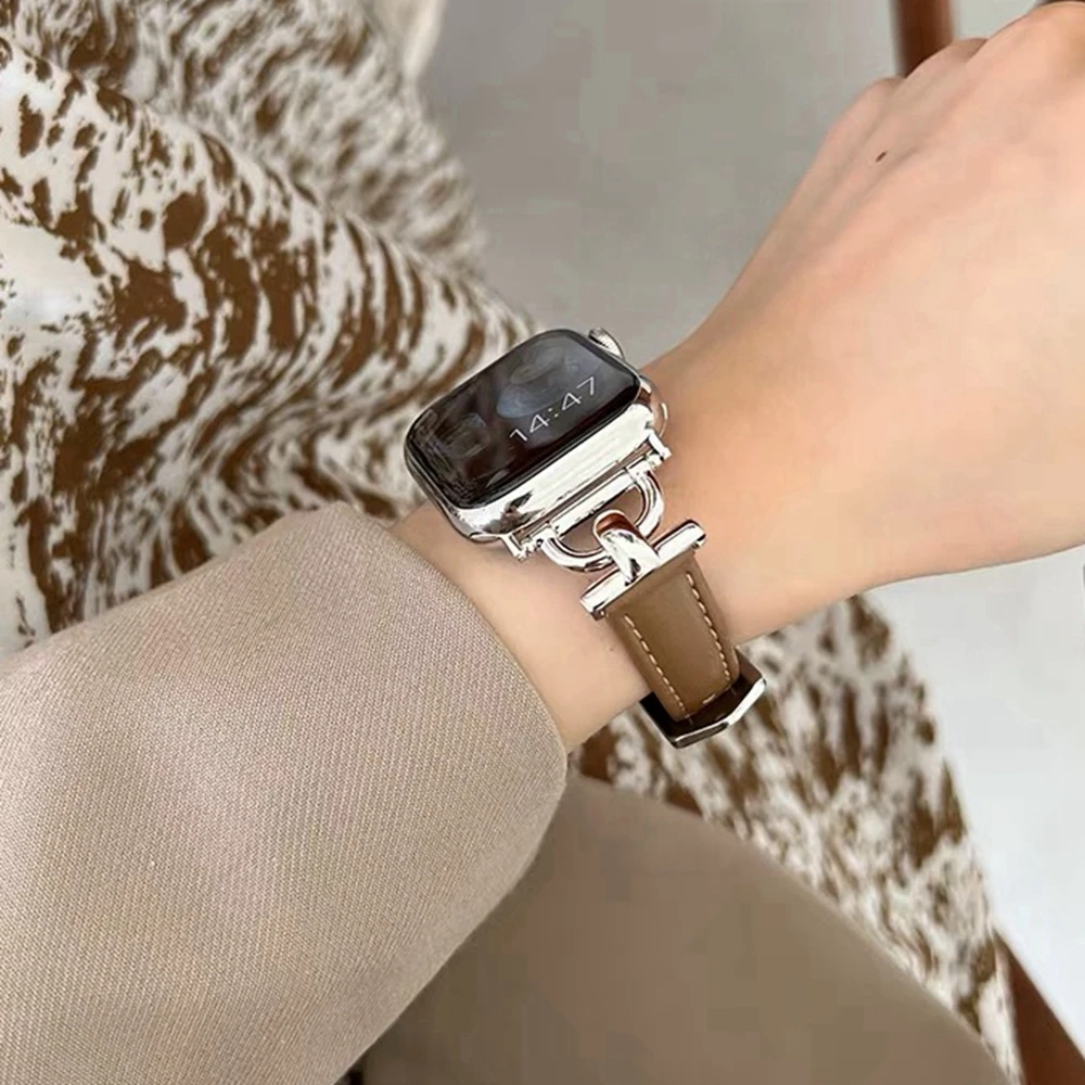 Correa For Apple Watch band for women Series Ultra 10/9/8/7/6/5/4/3/2/1 SE 38mm 40mm 41mm 42mm 44mm 45mm 46mm 49mm Strap image 6