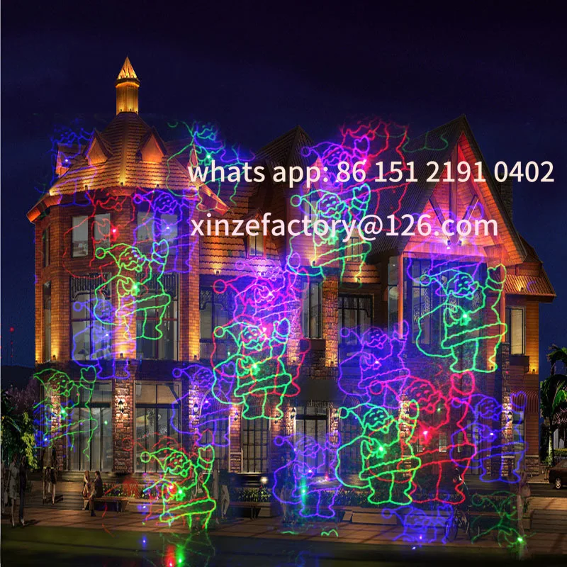 Customizable New Lawn LED Outdoor Garden Halloween Theme Christmas Pattern Garden Decoration Projection LED