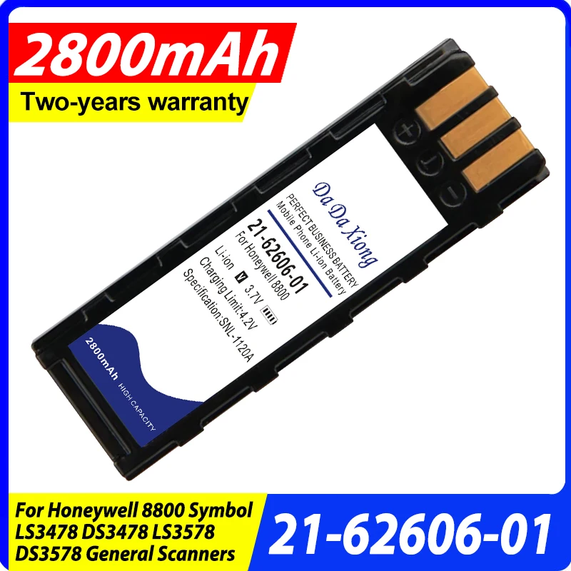

Сменный аккумулятор 2800 мАч 21-62606-01 для Honeywell 8800 символ LS3478 DS3478 LS3578 DS3578 DS3478, DS3578, DSS3478