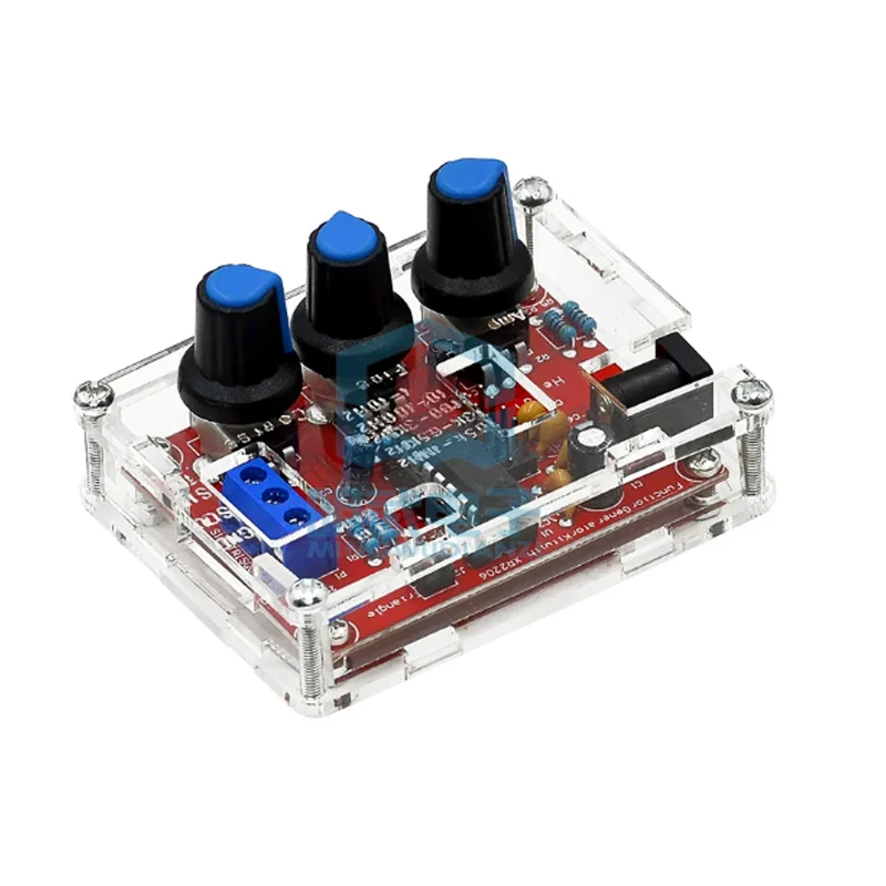 XR2206 DIY Kit High Precision Function Signal Generator - Sine Triangle Square Output Adjustable Frequency Amplitude