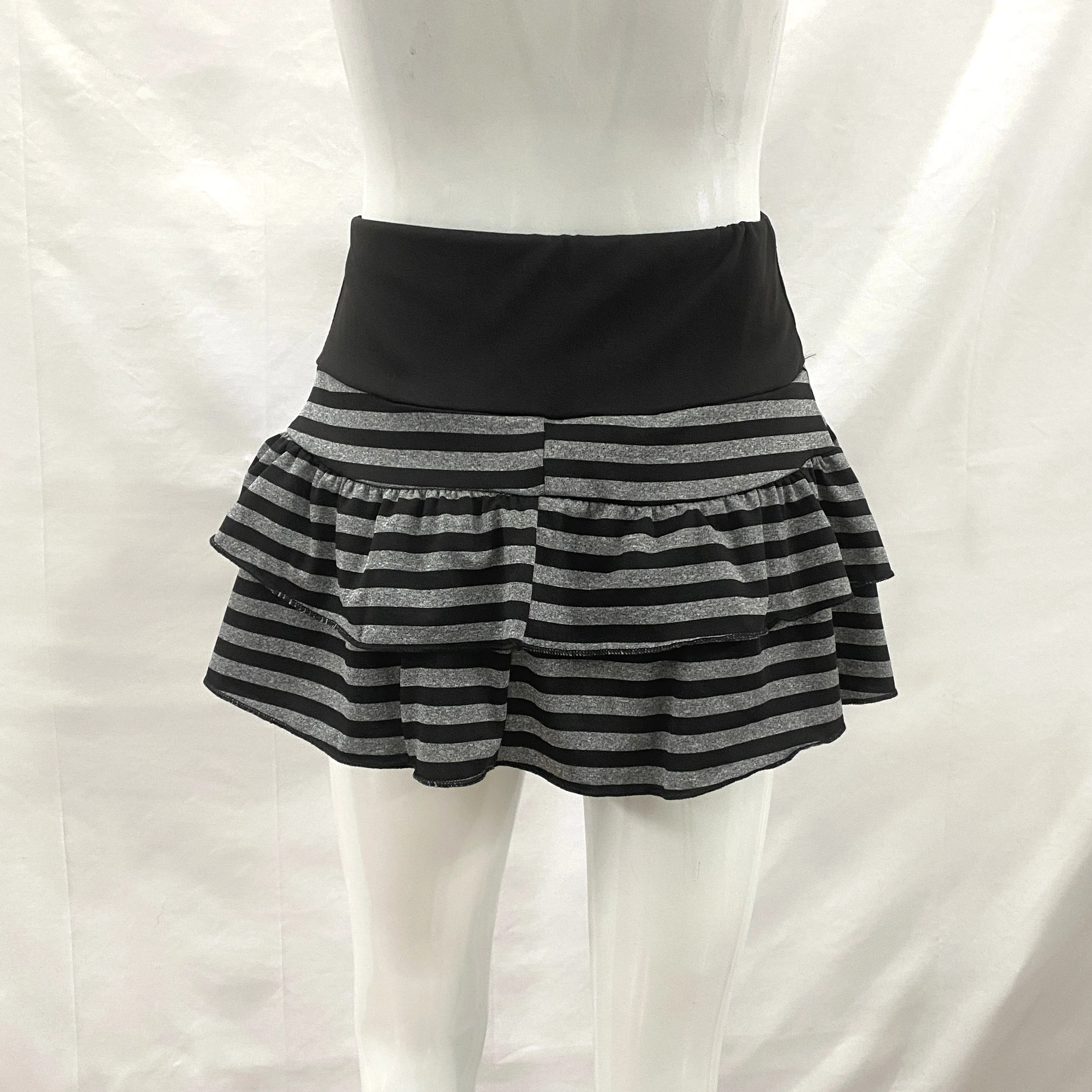 Frühlings-Y2K-Rock im japanisch-koreanischen süßen Stil, trendiger, sexy, modischer, gestreifter A-Linien-Rock für Damen – Detail 19