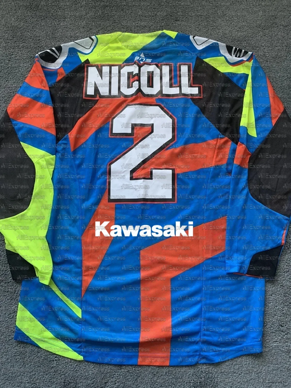 

# Футболка с длинным рукавом Kurt Nicoll Kawasaki, мужская, 2026, новая модная быстросохнущая спортивная футболка для детей и женщин-фанатов