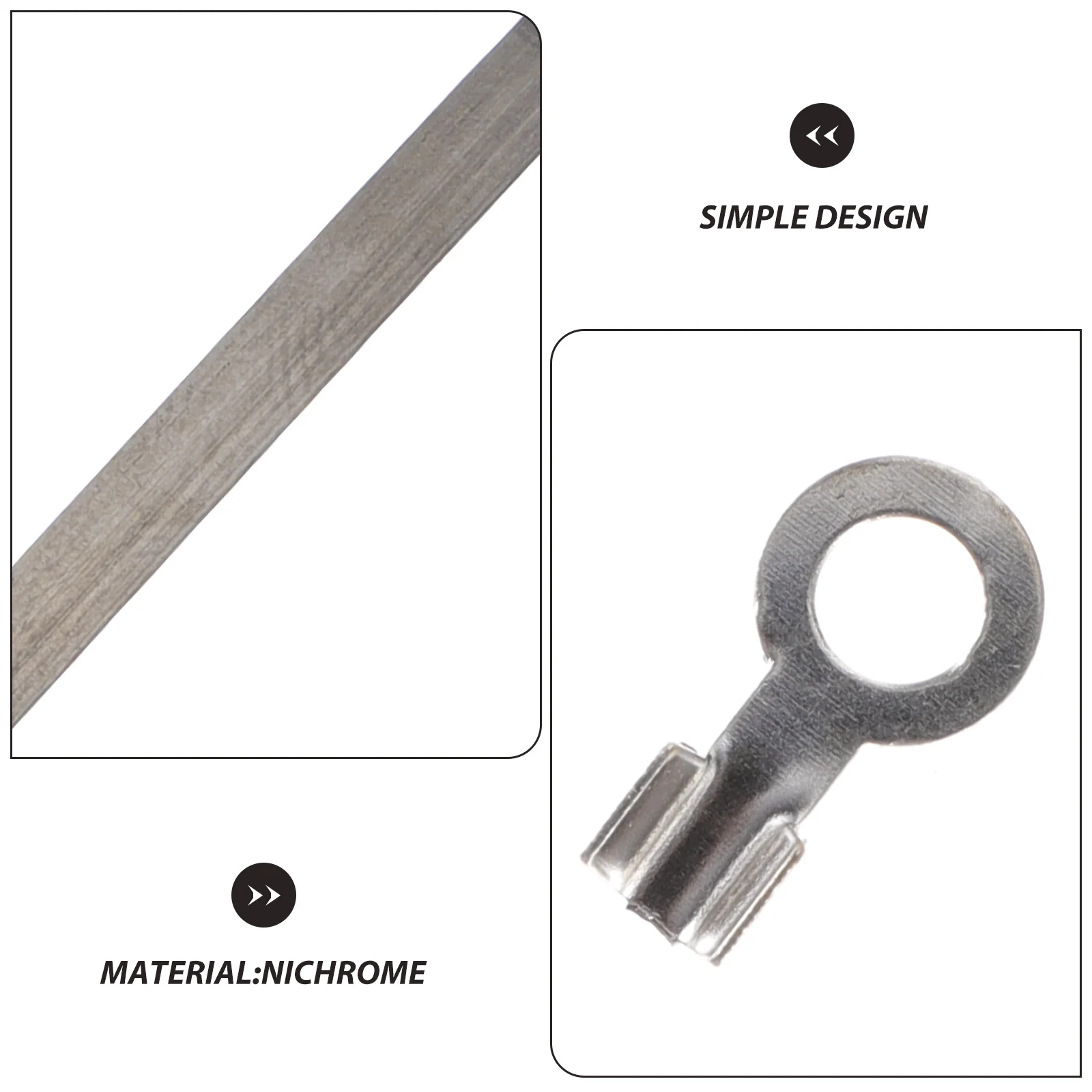 Sealer Heating Strips Machine Parts Wire Element Pulse For Hand Sealing Nichrome Elements