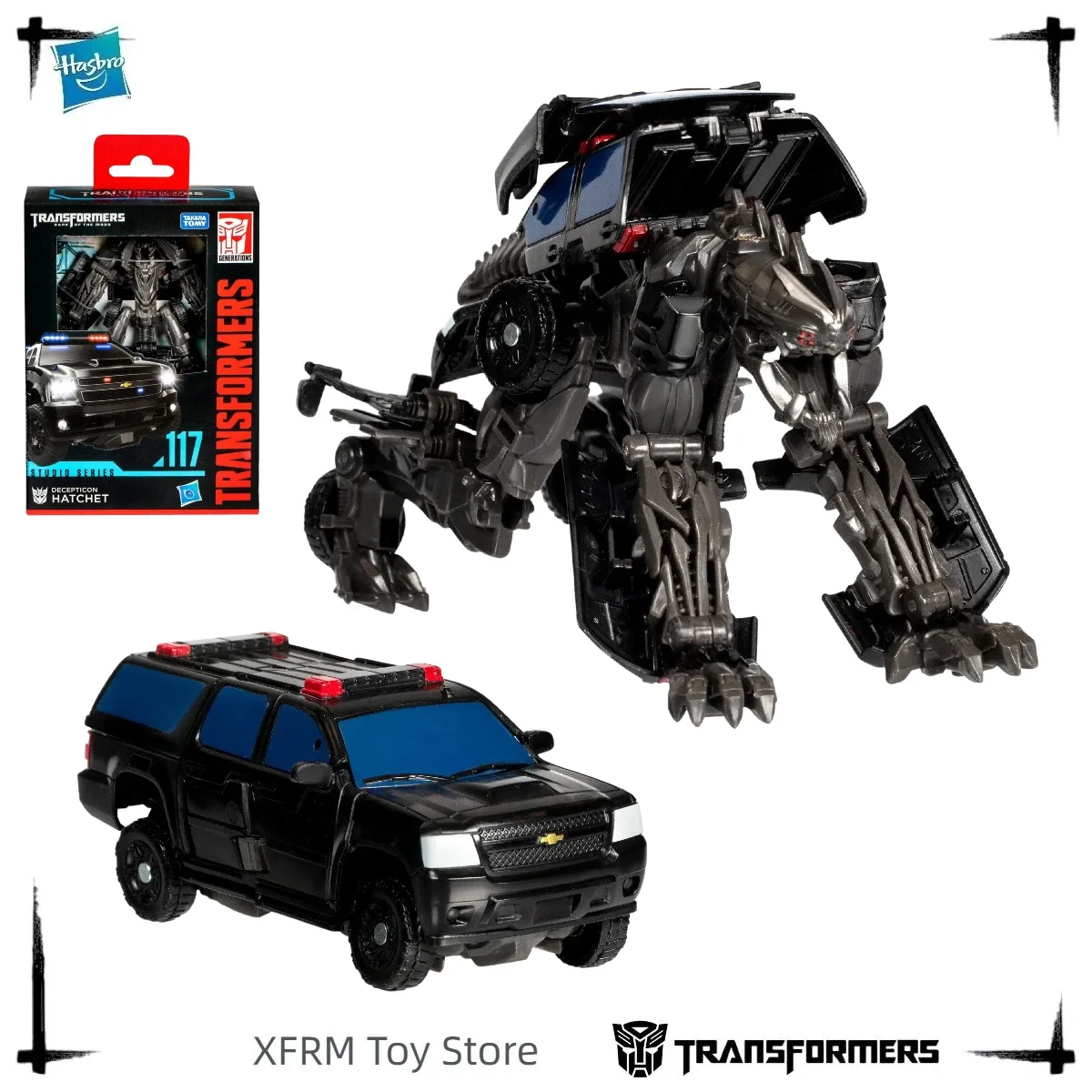 Officieel Hasbro Transformers SS117 DOTM Deluxe Hatchet Decepticon Dread Premium verzamelfiguur
