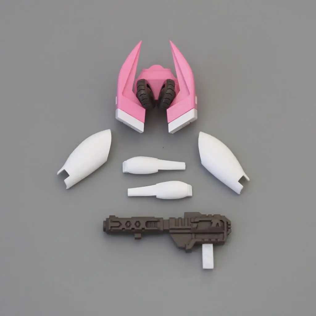 Imagem -02 - Cool 3d Faça Você Mesmo Voltar Pernas Grande Gun Upgrade Kit para Transformação Earthrise Arcee Figura Robô Acessórios Novo so