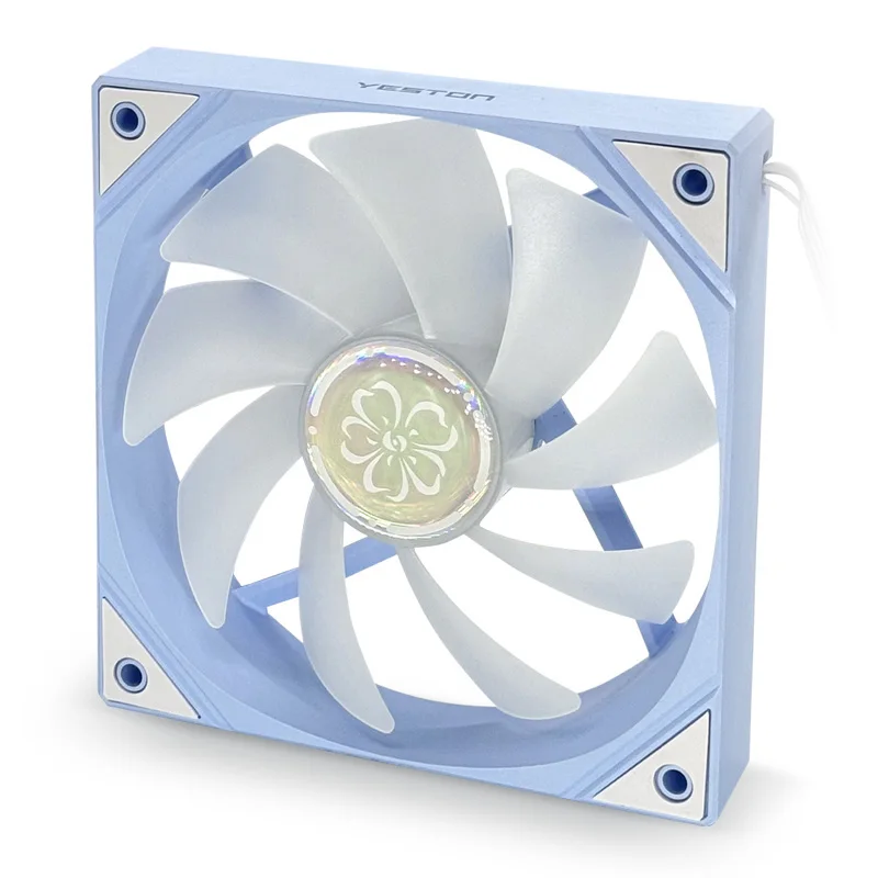 ZEAGINAL YESTON YT-120 Chassis cooling fan 120x120x25mm/800~1800RPM The Cherry pupil flower marries theme image 5