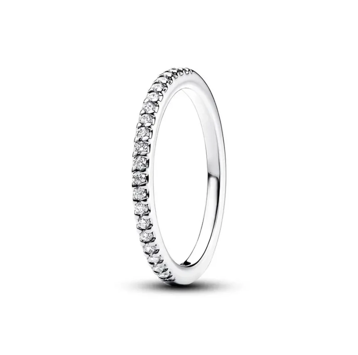 Women's 925 Pure Silver Crown & Bow Zircon Ring, Exquisite Gift