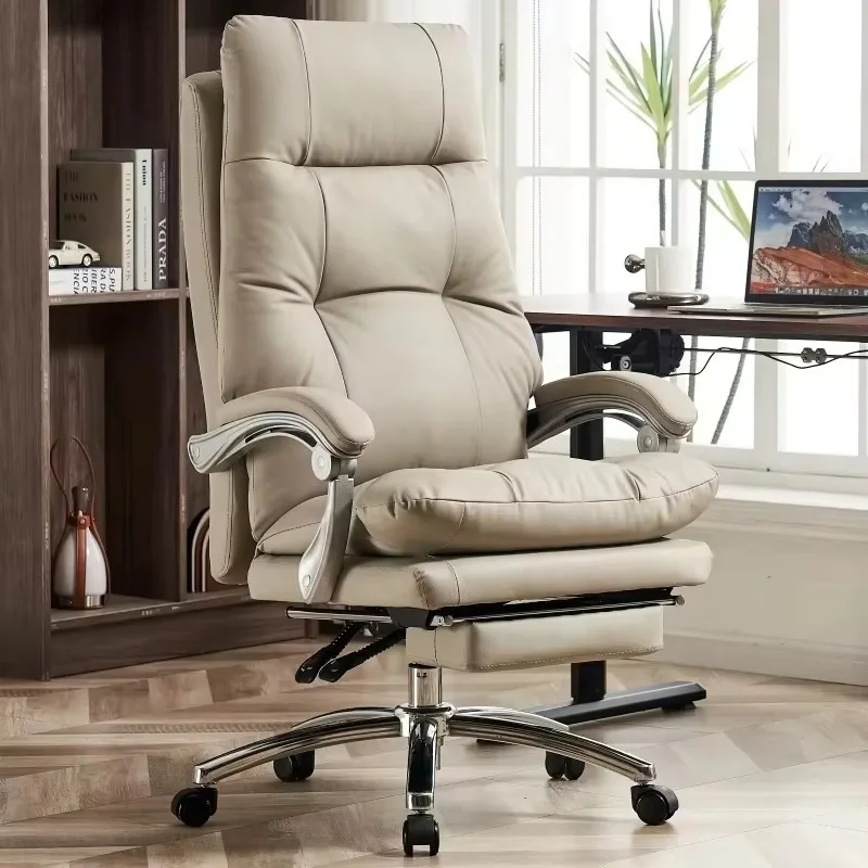 

Comfy Support Office Chair Armrest Headrest Luxury Rolling Recliner Gaming Chairs Relaxing Designer Silla De Oficina Furniture