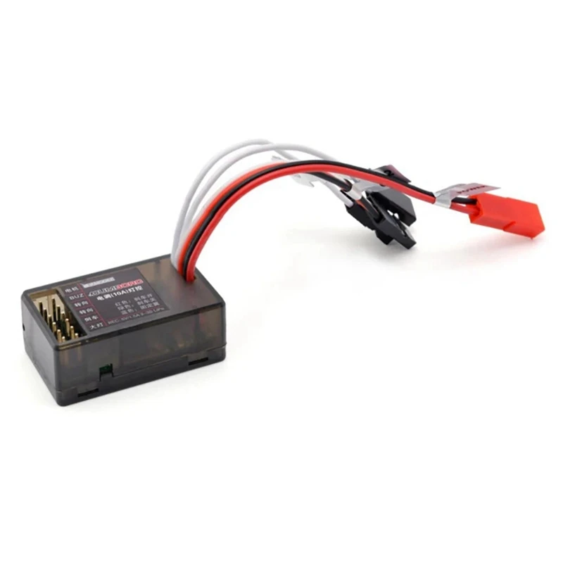 10A Brushed ESC 2S 3S 12V Dual Way Speed Controller Brake LED Control For RC Vehicle Car Boat Tank Accessories