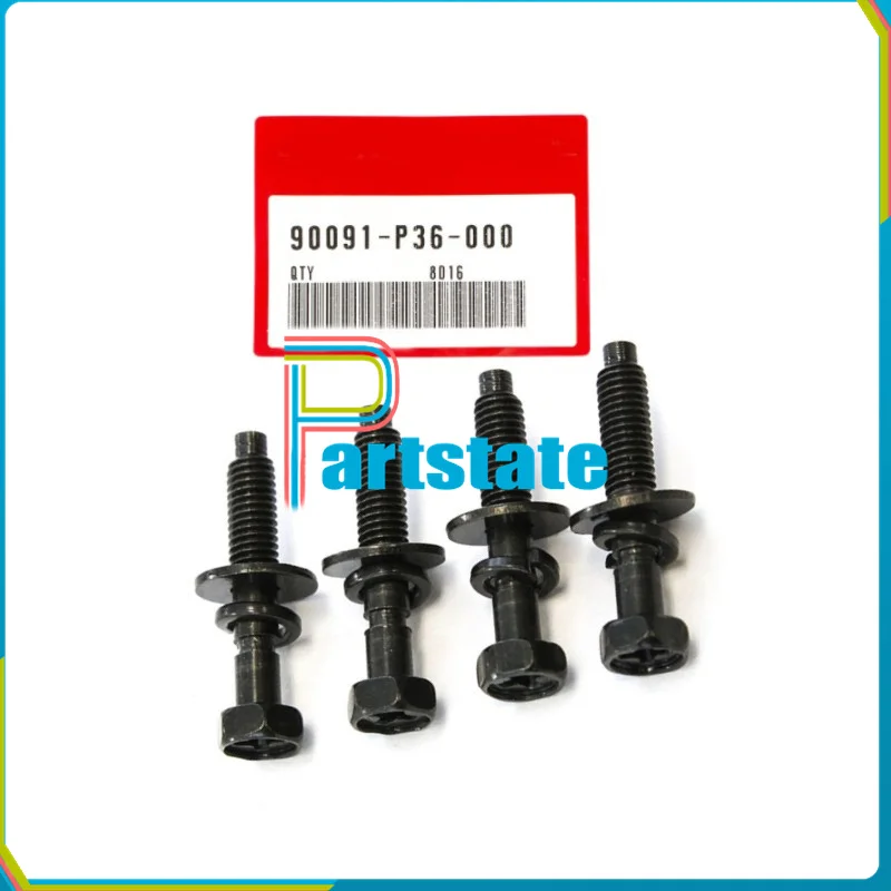 4PCS 90091-P36-000 Engine Air Filter Box Cover Screw 5x28 Lid Bolt For Honda