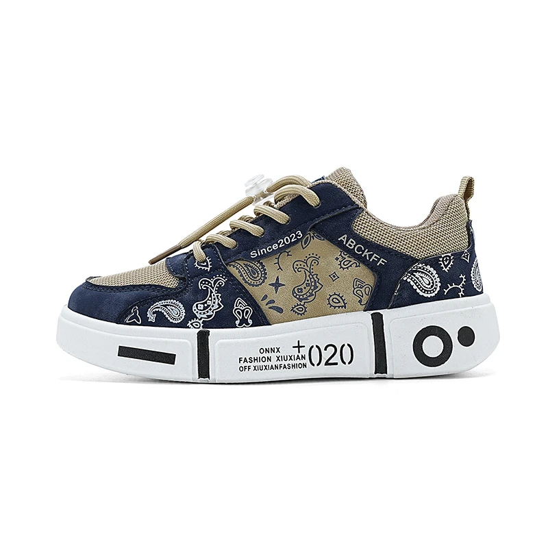 Children\'s skateboard shoes spring and autumn new thick soles all the fashion shoes breathable cushioned non-slip casual shoes