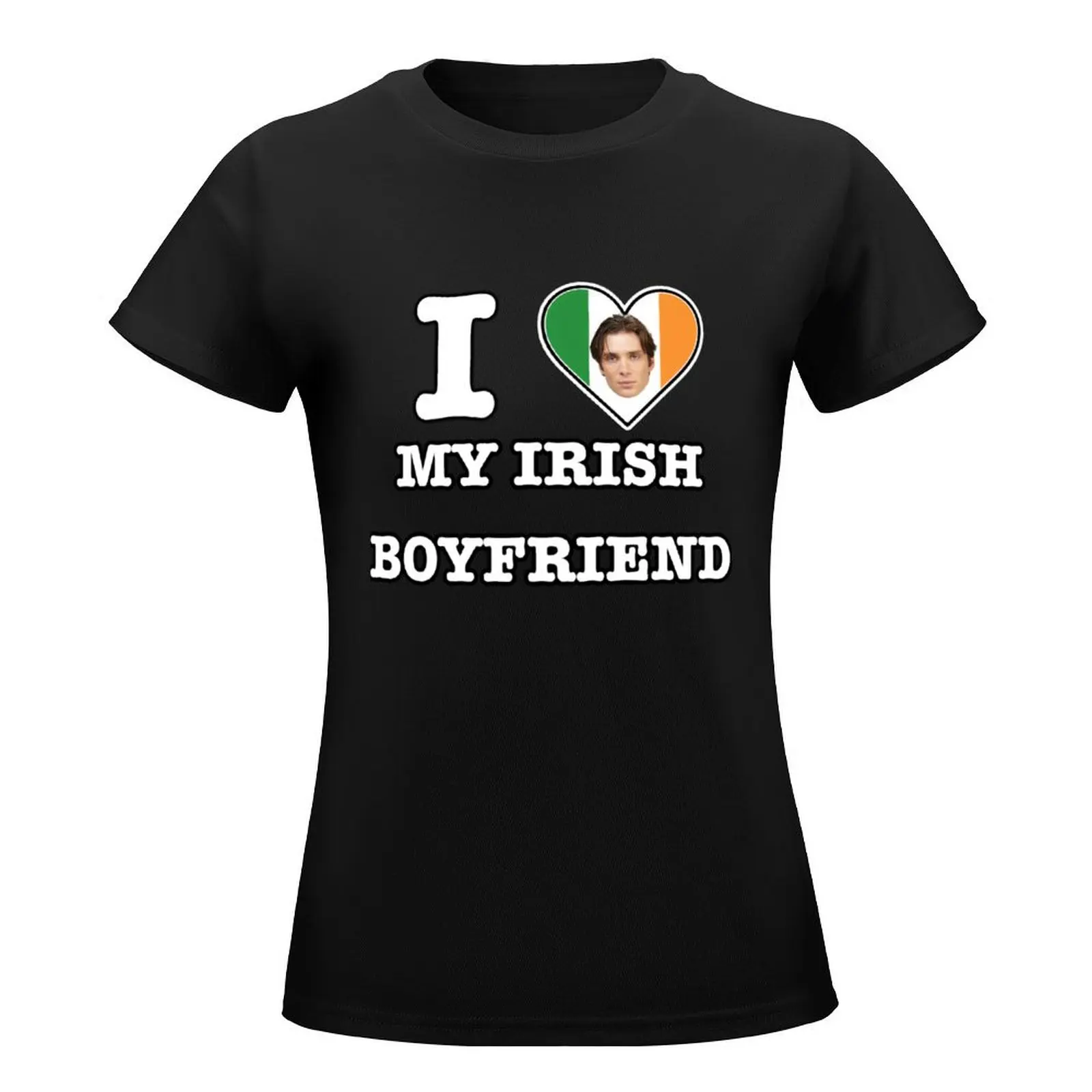 Cillian Murphy Irish Boyfriend T-Shirt kawaii clothes korean fashion black t-shirts for Women