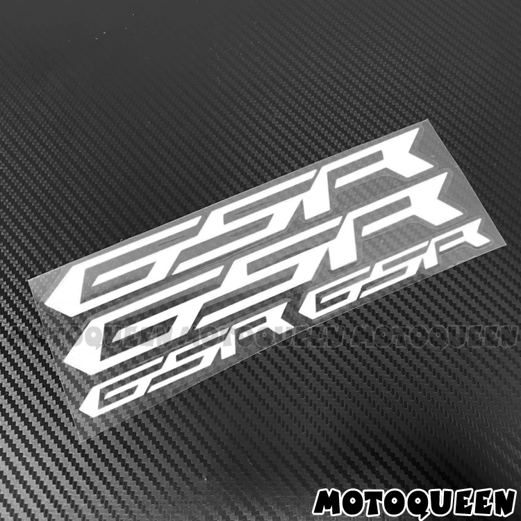 

Motorcycle Brand Vinyl Decals 4PCS Fit Suzuki GSR Series Fuel Tank Fender Rim Decor