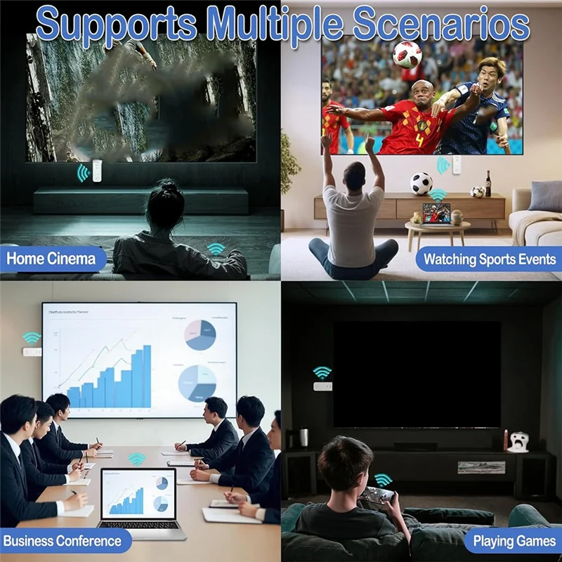 A73E-Transmitter And Receiver 2-In-1 Video Transmission Equipment Screen Sharing Device