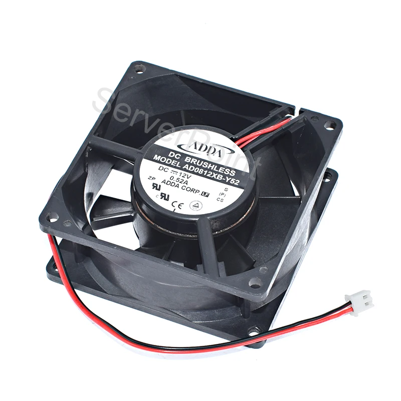 

Genuine New AD0812XB-Y52 DC12V 0.52A 80*80*32mm 2-Pin Square Cooling Fan