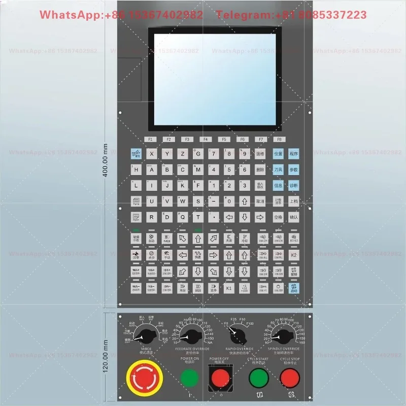 XCMCU XC799D 3/4/5/6 Axis USB CNC Control SystemG-code Support Offline Milling Boring  Drilling Feeding