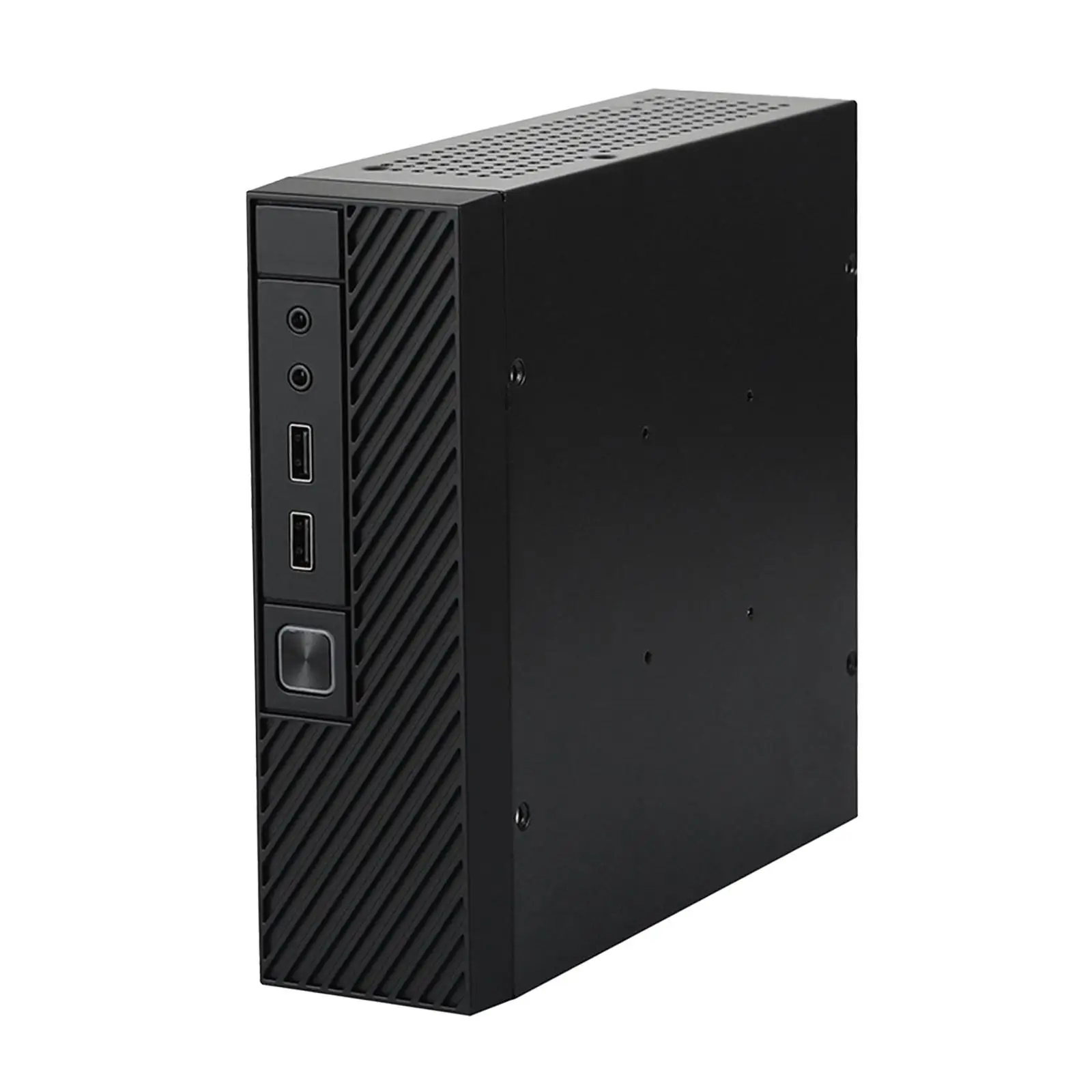 ITX Computer Case Compact Convenient Detachable Sturdy Practical Space Saving Motherboard Chassis for Workplace Household School