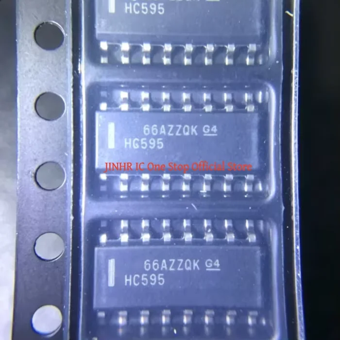 New, 20PCS SN74HC595DR, SOIC-16, Shift Register