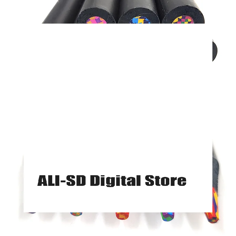 1pc 8 Colors Concentric Gradient Rainbow Pencils Colored Pencils Stationery Art Drawing Coloring Sketching Random