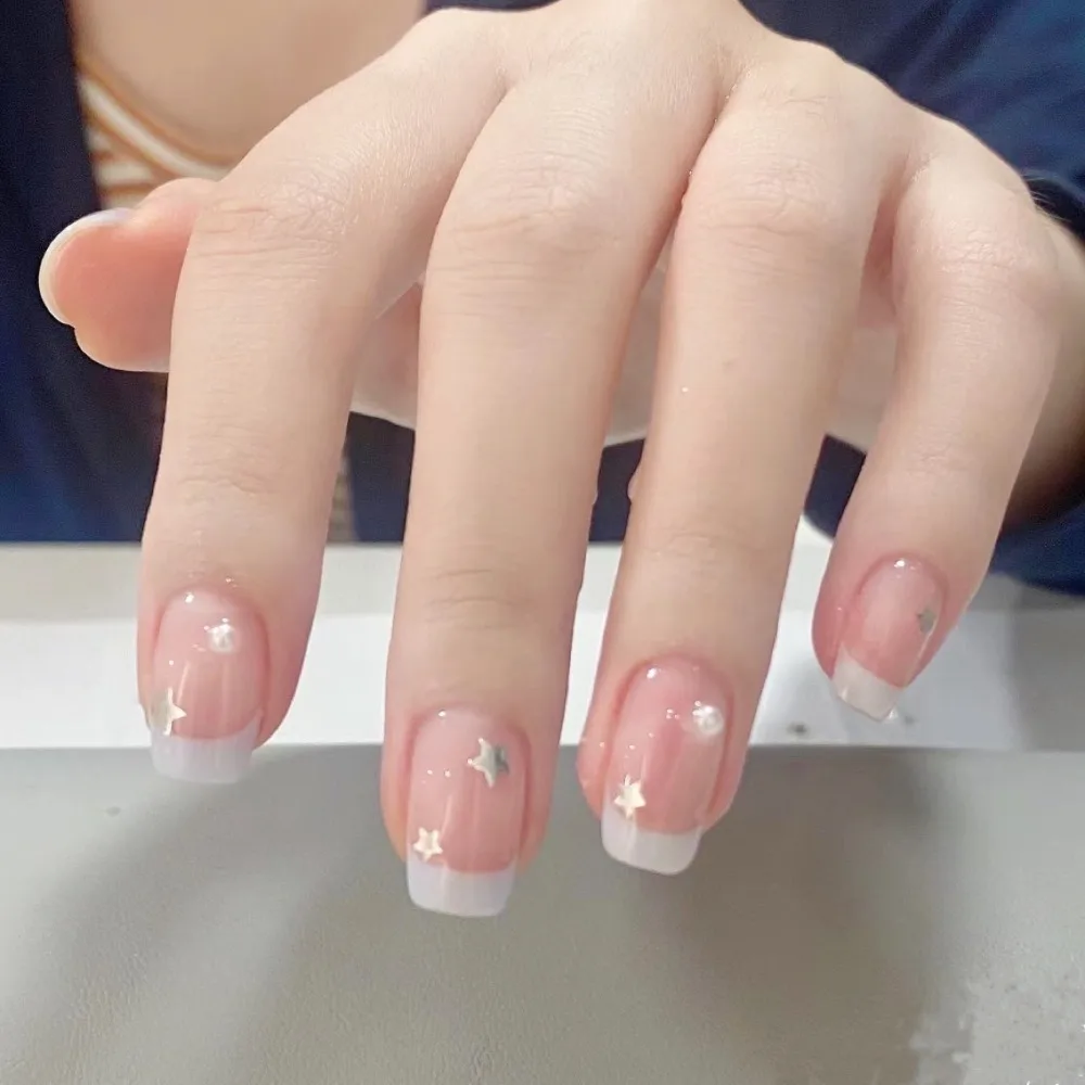 Moda olho de gato francês unhas falsas unhas falsas wearable manicure imprensa em unhas cabeça quadrada cobertura completa unhas falsas mulheres