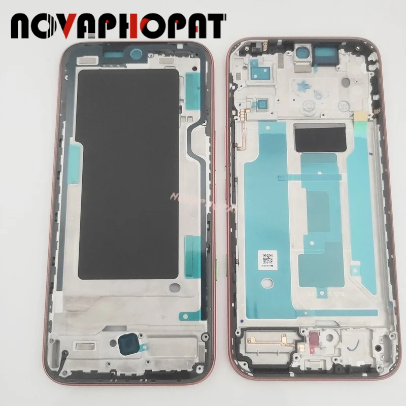 LCD Frame Front Middle Housing Cover Case Bezel For Infinix Note Edge X6887 Power On Off Volume Button Flex Cable