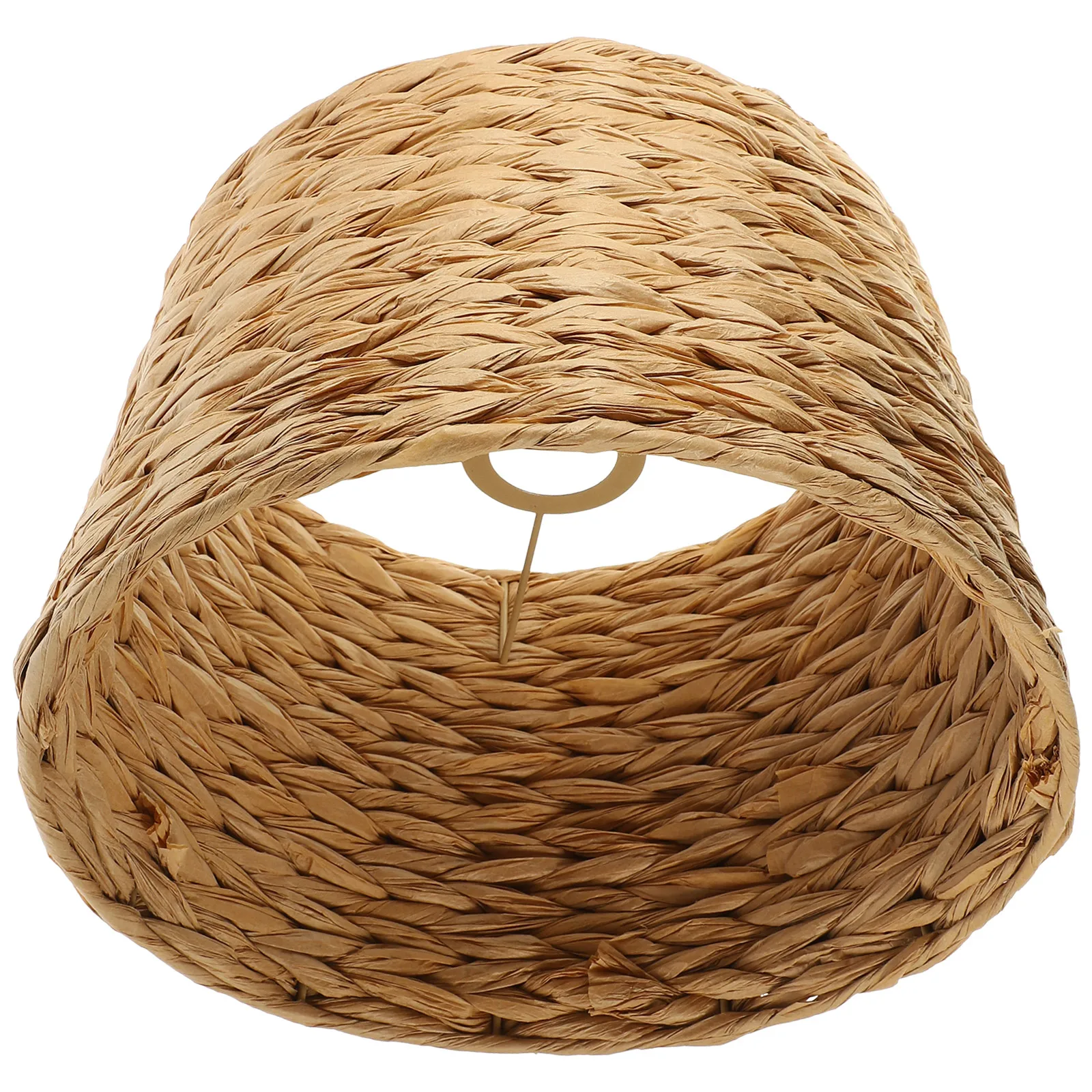 

Woven Lampshade Cylinder Paper Rustic Decor Office Table Floor Shades Cover Drum Replacement Lighting Accessories