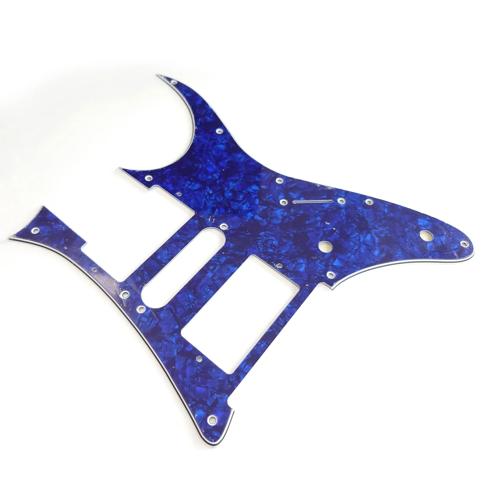 جيتار Pickguard ذو 10 فتحات من HSH باللون الأزرق واللؤلؤ لاستبدال الجيتار الكهربائي طراز RG350EX #3