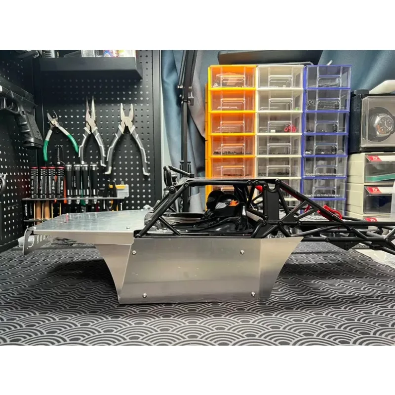 Upgrade Unassembled DIY Parts  Aluminum Hard Body Shell Kit for YK4061 1/6 RC Ultra-Low CG Performance Crawler Bolt-On Fit