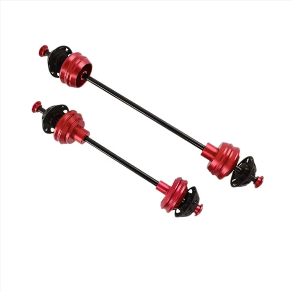 2X Kit  eje  varilla  rueda lantera y trasera modificada para motocicleta Kit  eje  varilla  rueda lantera y tra