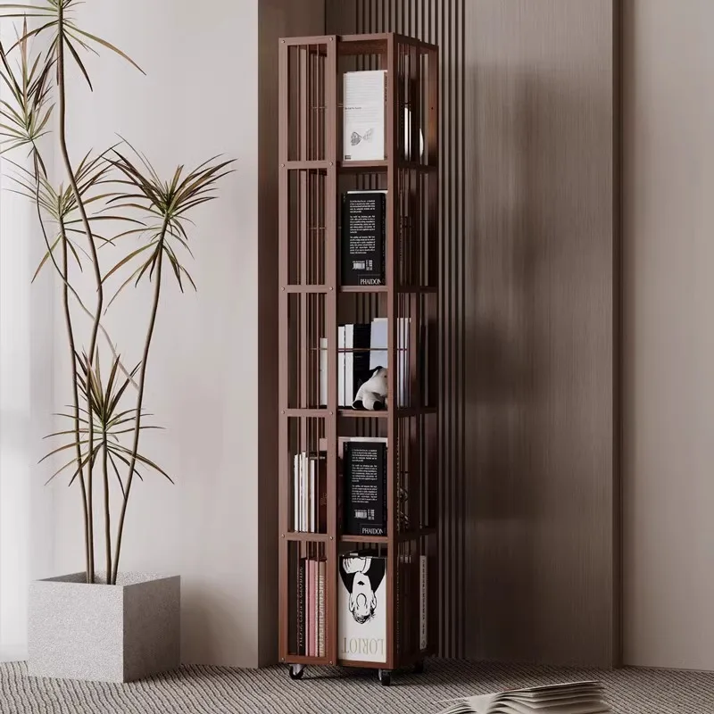 

Rotating bookshelf Floor-to-ceiling children's shelf Bookcase Simple baby picture book storage Simple home student multi-layer