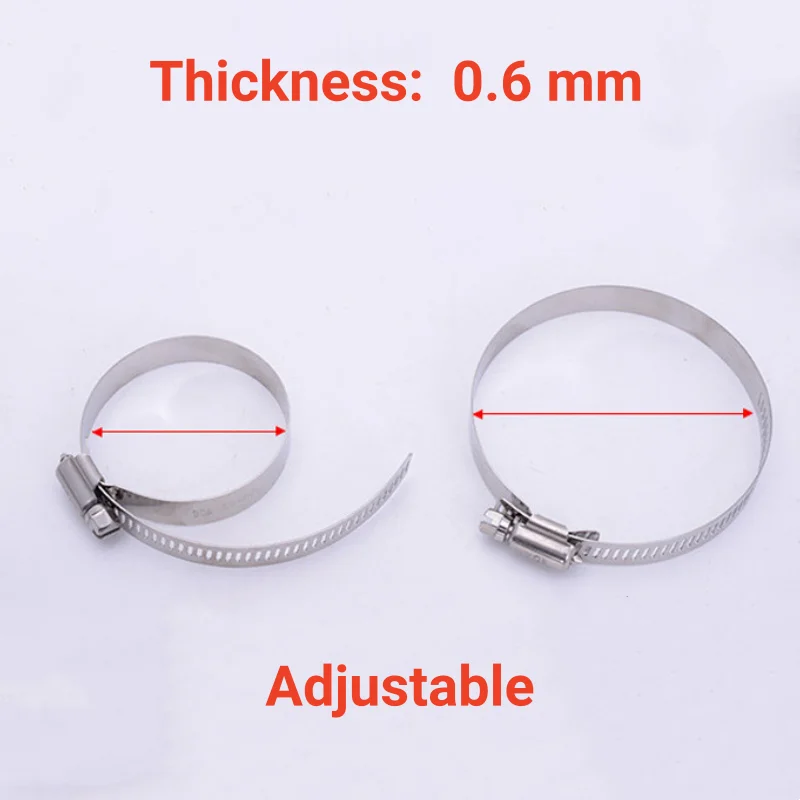 Adjustable Stainless Steel Screw Band Hose Clamps Car Fuel Hose Clamps Pipe Clamp Worm Gear Clip Hose Clamp Plier Tools