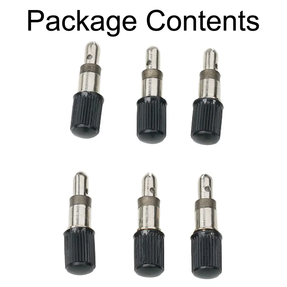 Reliable Useful Hot Sale Duable Bicycle Valve Core 4/6 Pieces Bicycle Cap DV Dunlop Flash Valve With