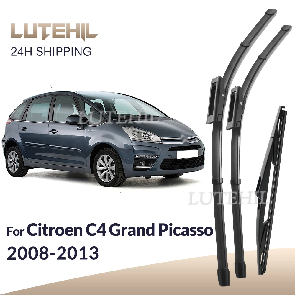 

Wiper Front Rear Wiper Blades For Citroen C4 Grand Picasso / C4 Picasso MK1 2008-2013 2009 2010 Windshield Windscreen 30"30"14"