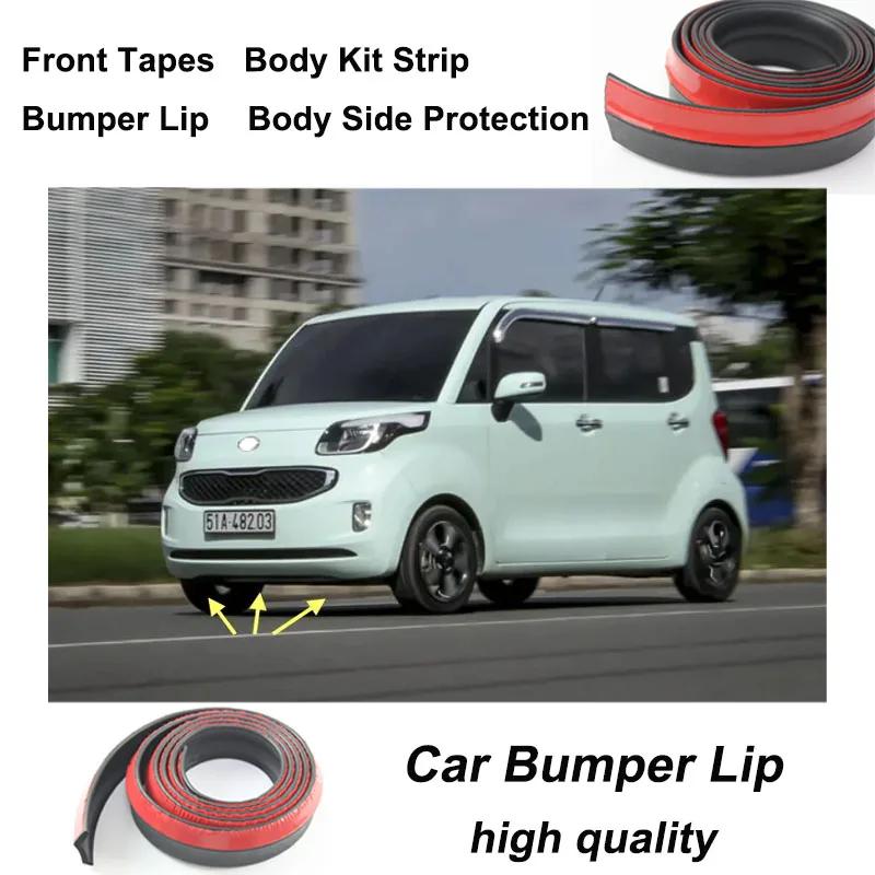 

Car Bumper Lips For KIA Ray Elan enga Soul Opirus Rio X-Line Ceed Car Body Kit Strip Front Tapes Body Chassis Side Protection