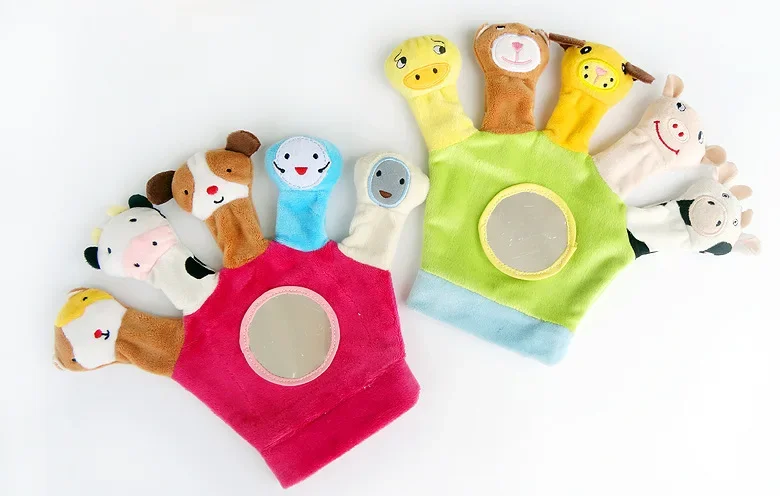 Baby Toddler Toys 0-36 Months Plush toy Animal Hand Puppets Educational Boy Toys For Infants Developmental  Baby Rattle