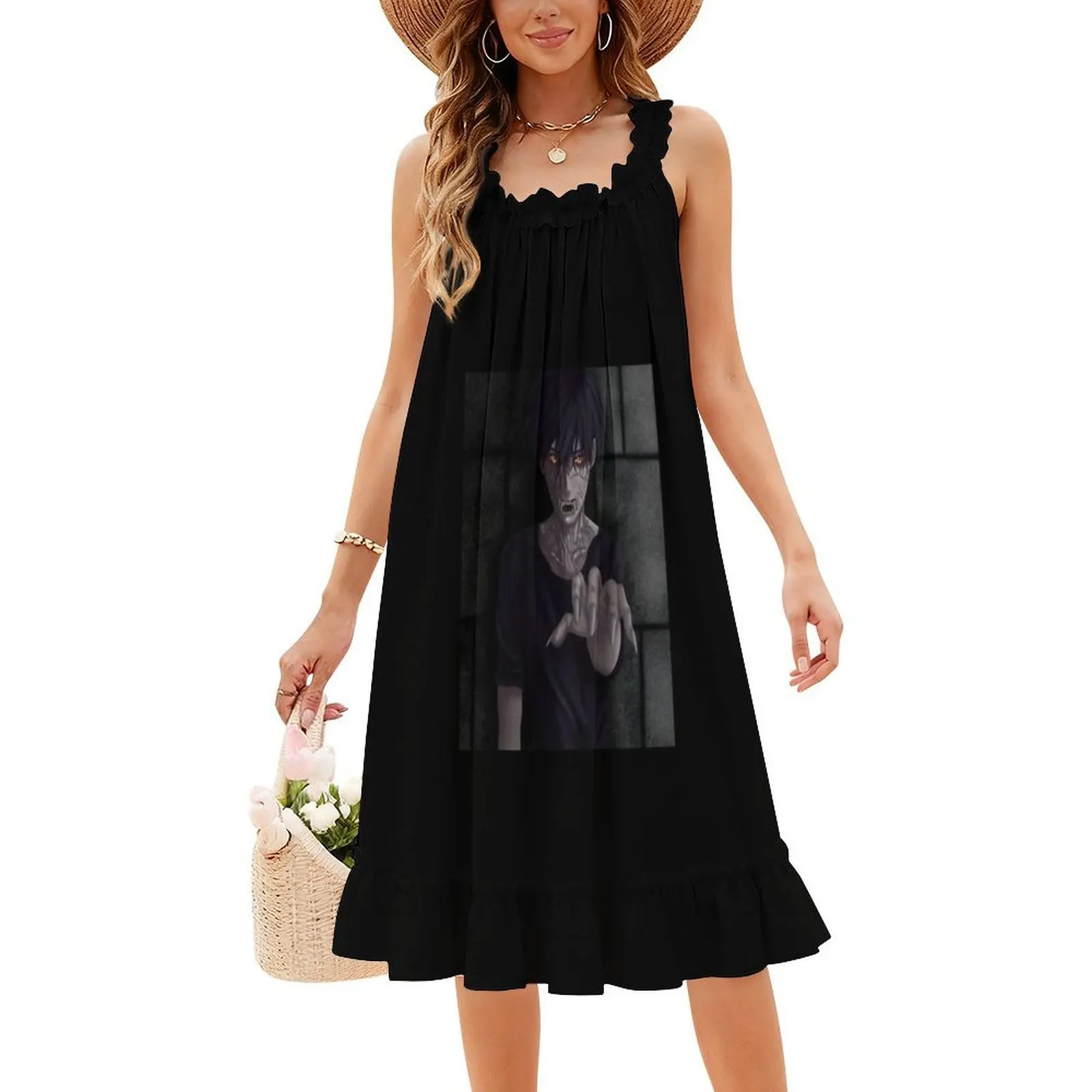 فستان Anzai طويل على الطراز الكوري للنساء فستان كاجوال أنيق للحفلات أو الارتداء اليومي فستان كرة السلة Anime Manga Anzai Slam #4