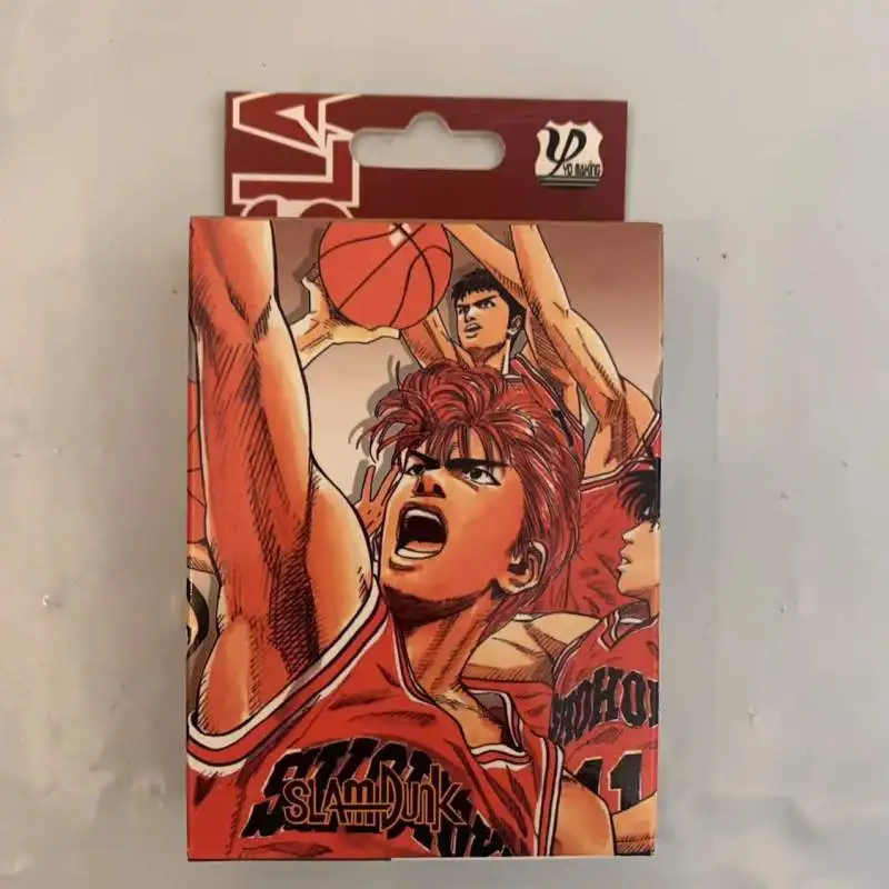 54pcs Boxed New Anime SLAM DUNK SHOHOKU figure model toys Poker Card cos props board role-playing game Collect christmas gifts