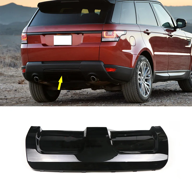 For Land Rover Range Sport 2014-2017 L494 Rear Bumper Diffuser Lip Skid Plate Trailer Cover Spoiler LR045174